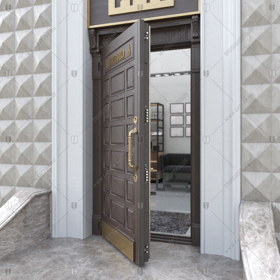 Входная группа для офиса "Урония" БАСТИОН-2_6