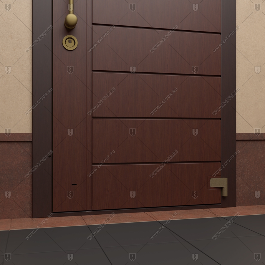 Пожаростойкая бронированная входная дверь "Элент" БАСТИОН-3 BR4 EIS60_12