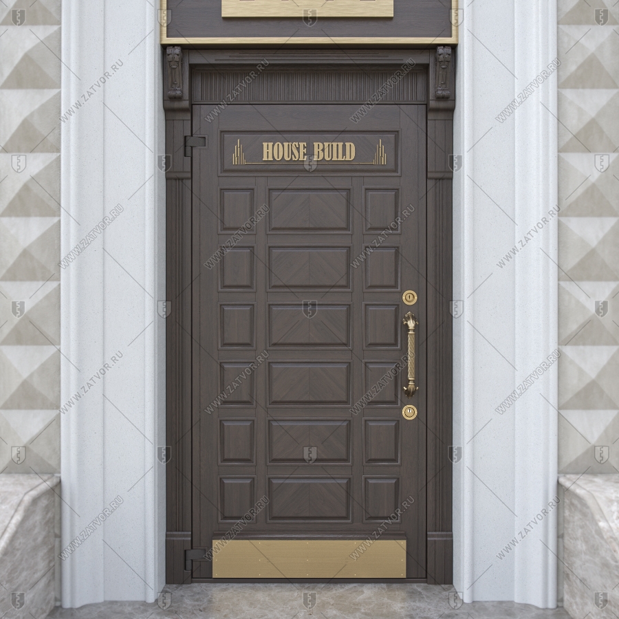 Входная группа для офиса "Урония" БАСТИОН-2_2