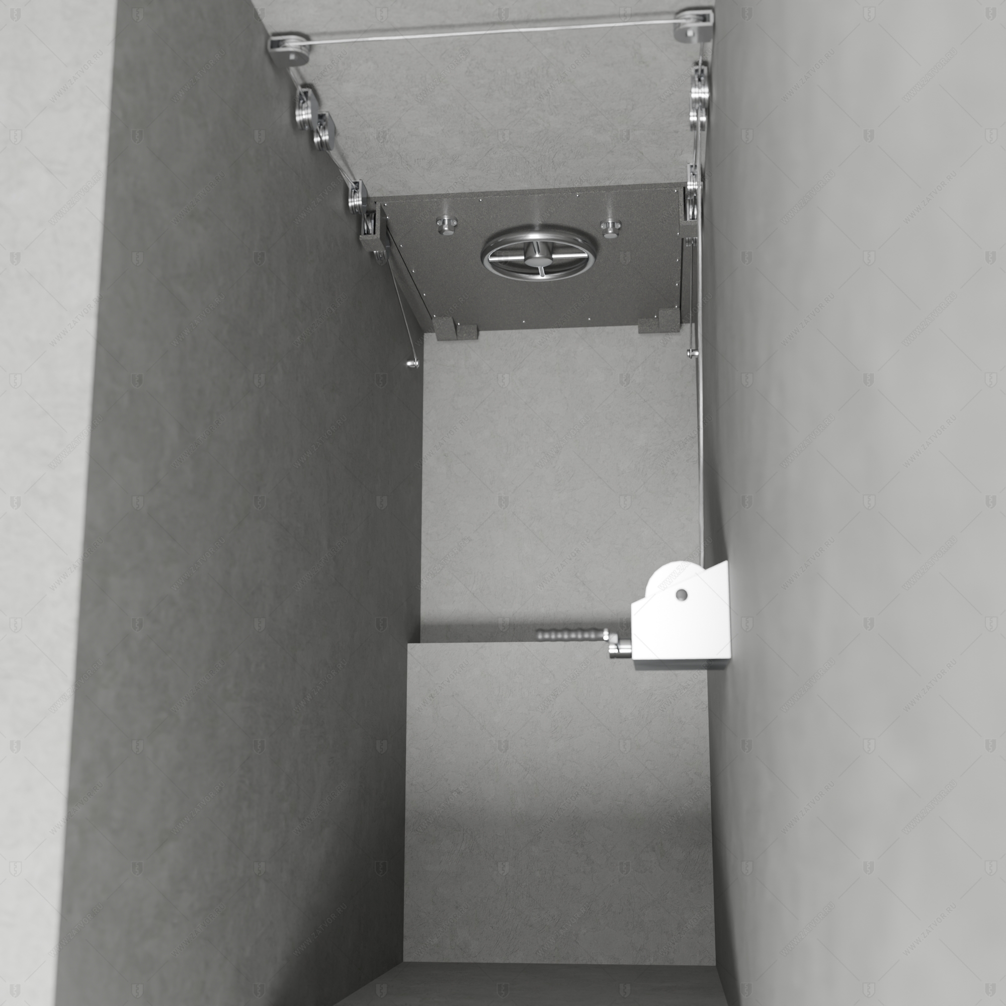 Аварийный противопожарный люк "Акмон" для комнаты спасения БАСТИОН-7_5