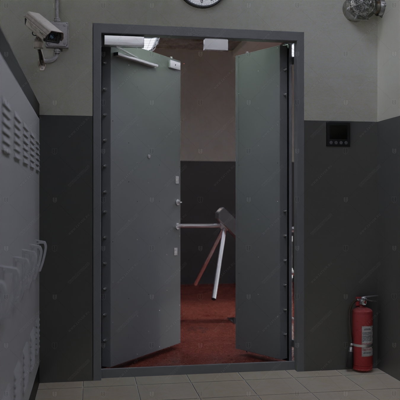 Двустворчатая входная дверь "Фоонт" БАСТИОН-2_7