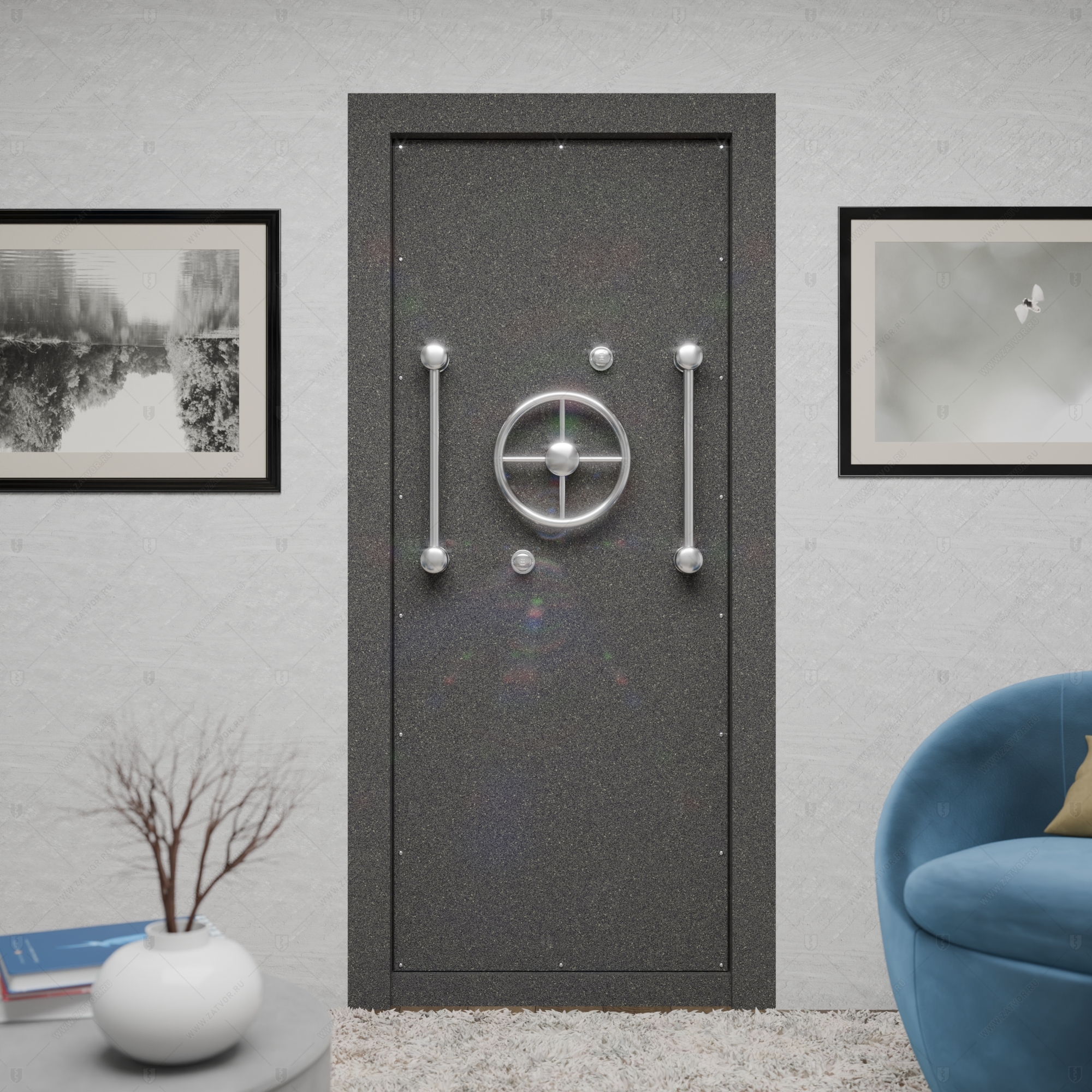 Пожаростойкая стальная дверь "Иапег" БАСТИОН-1_7