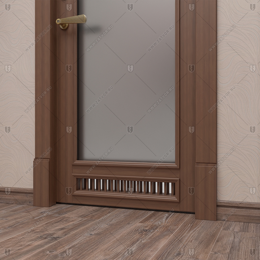 Внутренняя межкомнатная стальная дверь со стеклом "Йота" СуперЛюкс_12