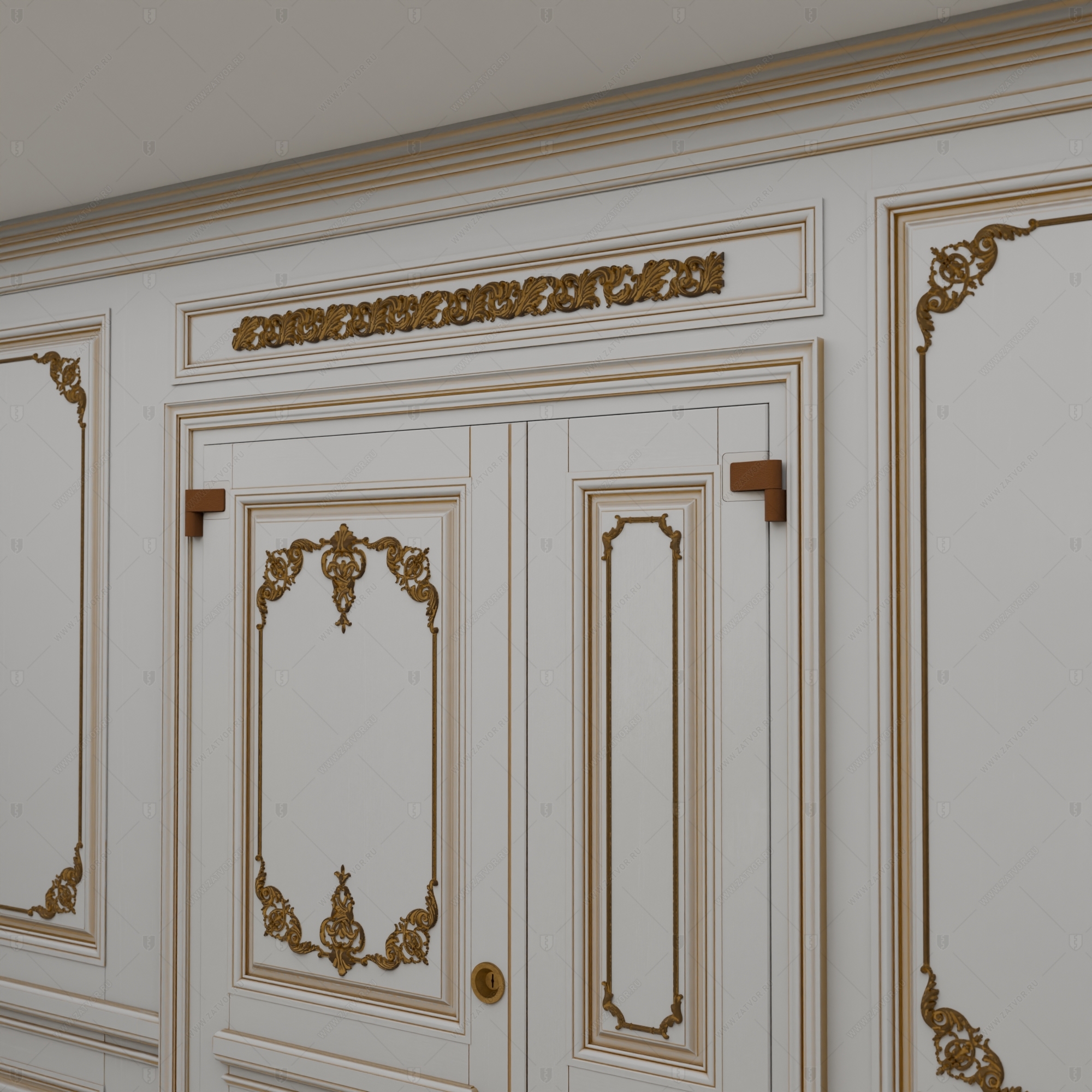 Двустворчатая пулестойкая входная дверь "Илиада" БАСТИОН-3 BR4_6