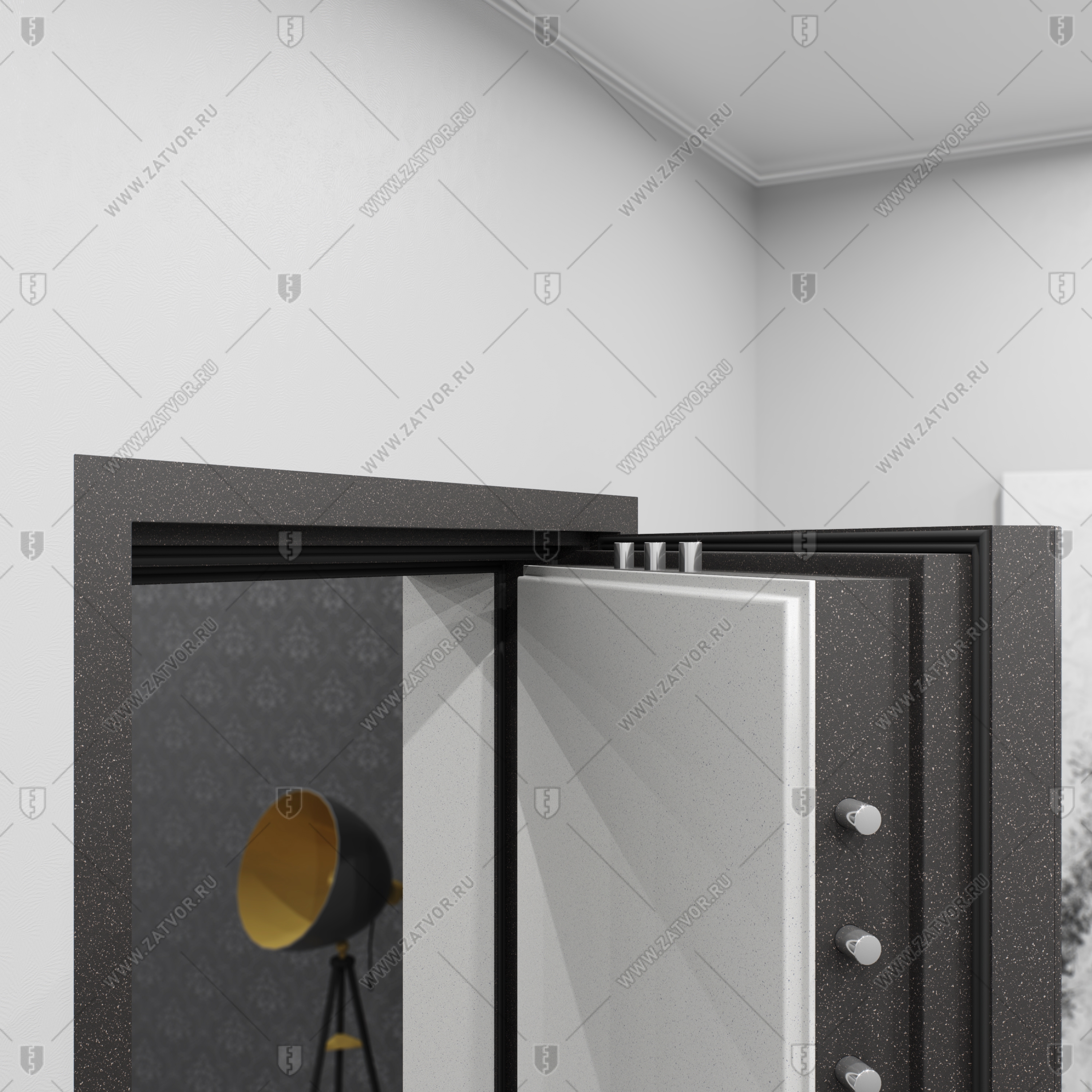 Пулестойкая сейфовая дверь "Зефир" БАСТИОН-5 BR4_10