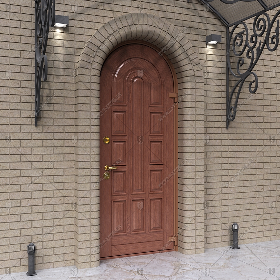 Арочная входная дверь "Офион" БАСТИОН-3_5