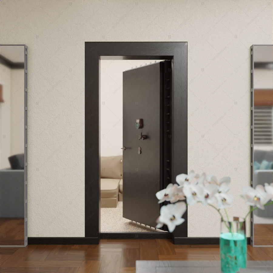 Пожаростойкая внутренняя стальная дверь "Лахеса" БАСТИОН-3_6