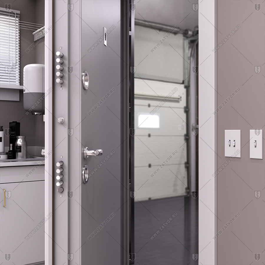 Внутренняя бронированная входная дверь "Клития" БАСТИОН-2 BR4_8