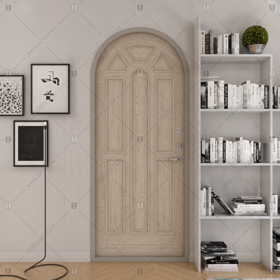 Арочная входная дверь "Климена" БАСТИОН-2_3