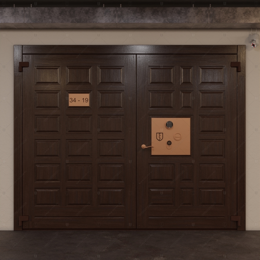 Пожаростойкие стальные ворота "Пик" БАСТИОН-3 EIS60_2