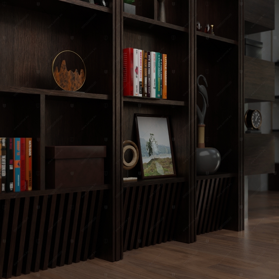 Комплект из двух дверей: пожаростойкая внутренняя дверь "Дамис" БАСТИОН-4 и выкатной шкаф с полками встроенный в шкаф-стену_5