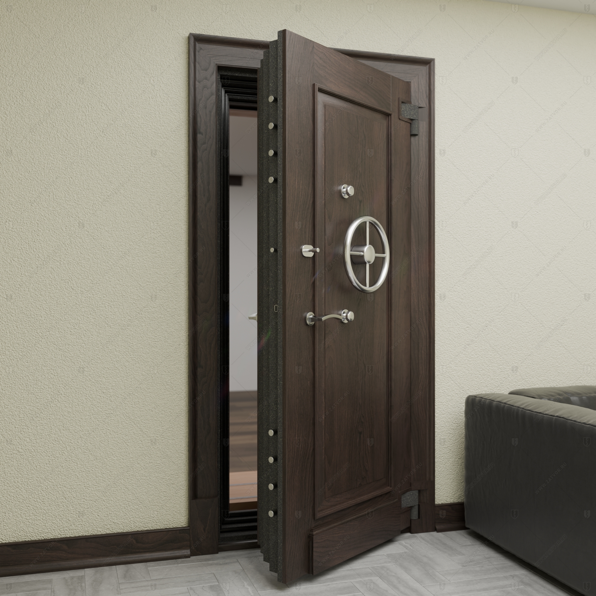 Пожаростойкая внутренняя стальная дверь "Галатея" БАСТИОН-7_7