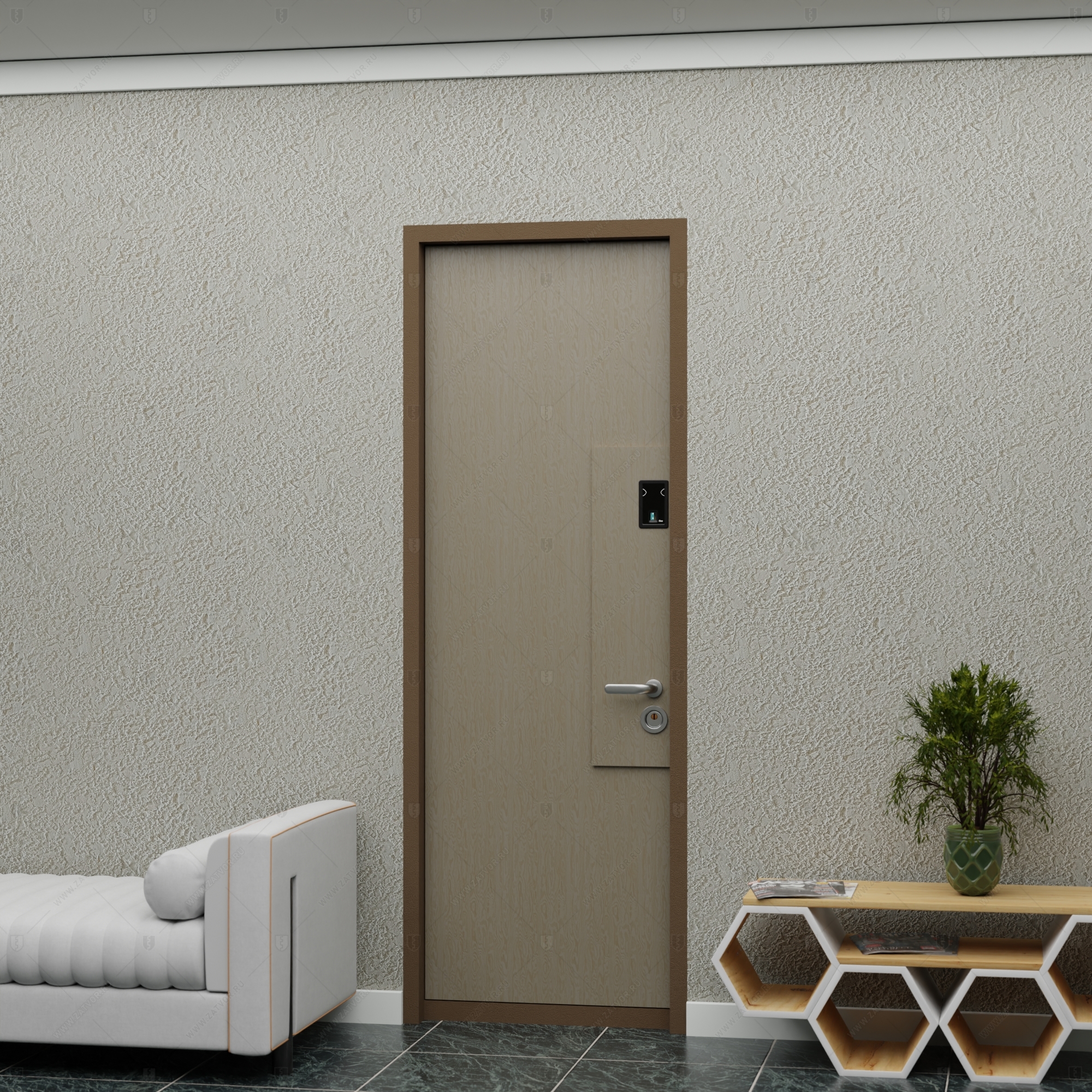 Взломостойкая входная дверь "Евримедонт" БАСТИОН-1 без облицовки_5