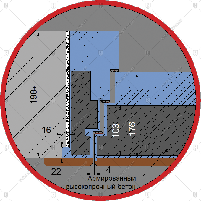 Входная стальная дверь со скидкой БАСТИОН-6 (правые петли)_2