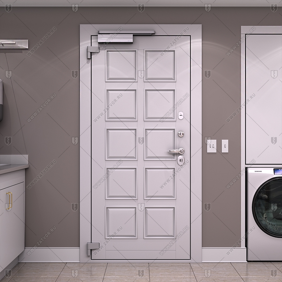 Внутренняя бронированная входная дверь "Клития" БАСТИОН-2 BR4_3