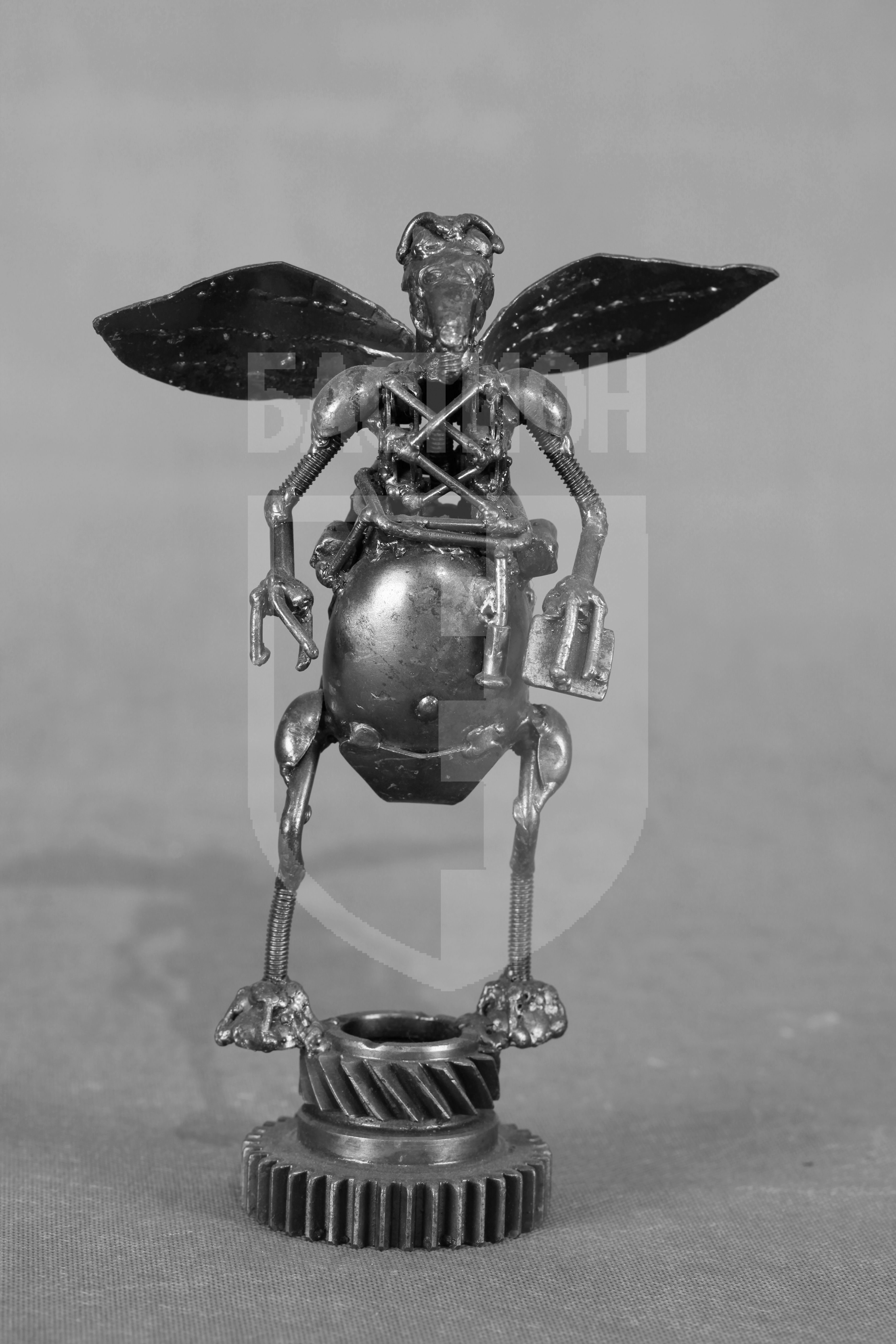 Металлическая декоративная фигурка "Пузатый большой"_0