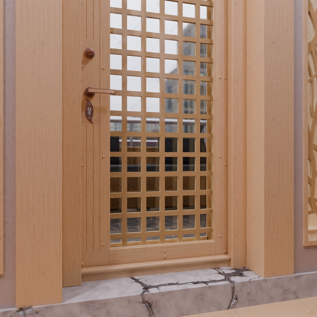 Решётка охранно-декоративная цельная из листа 16мм по любому эскизу