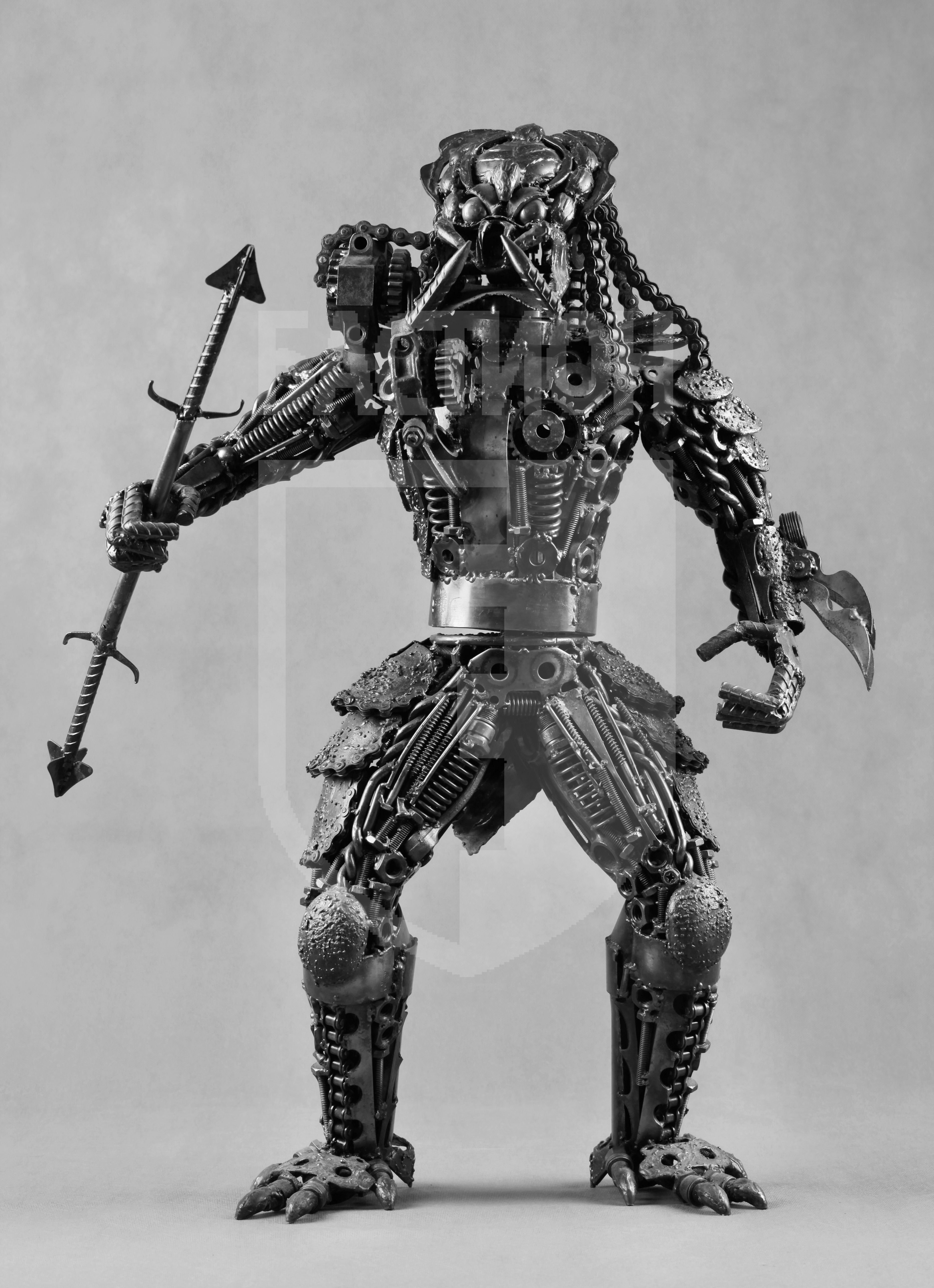 Металлическая декоративная фигурка "Хищник"_0