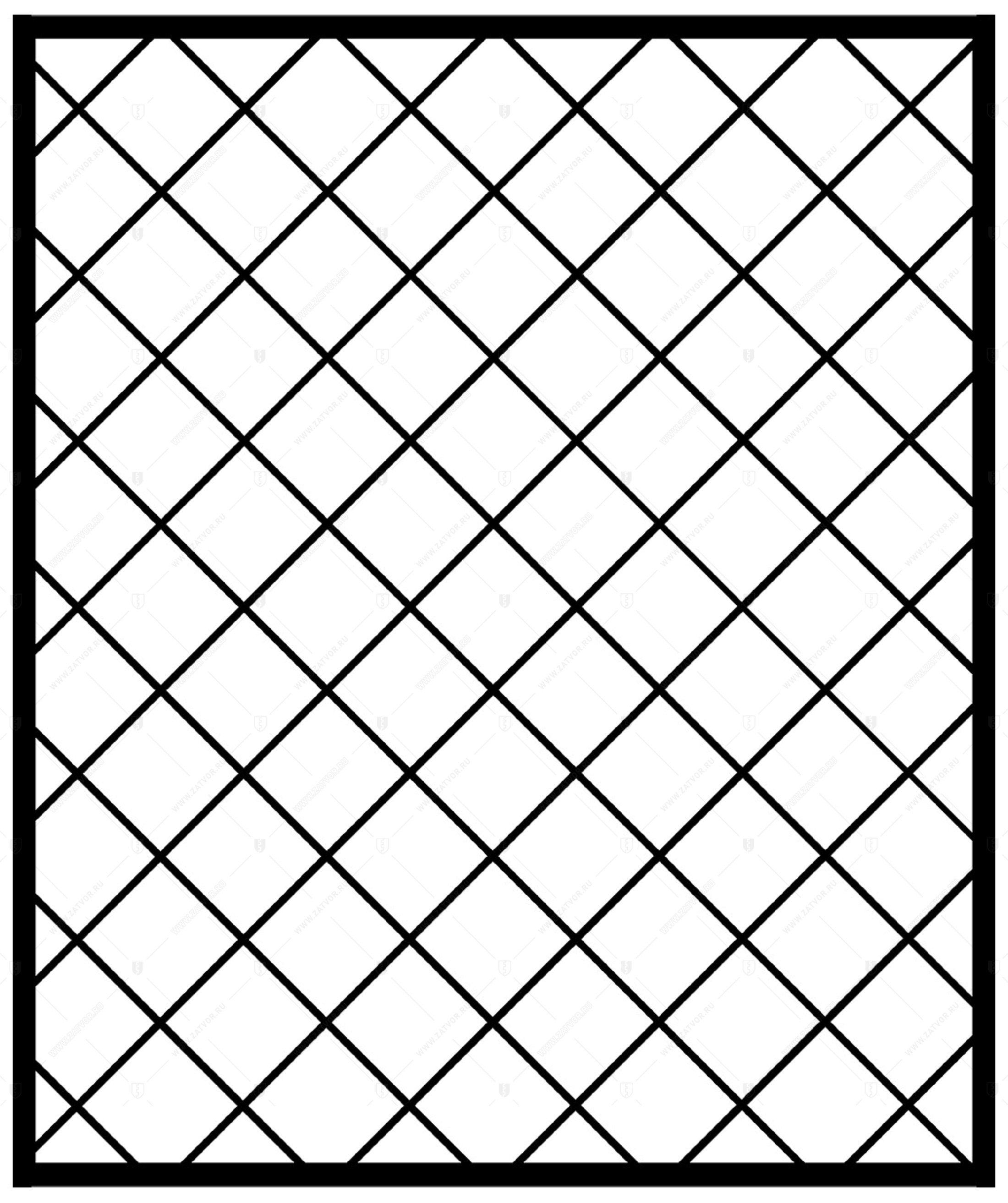 Решётка охранная