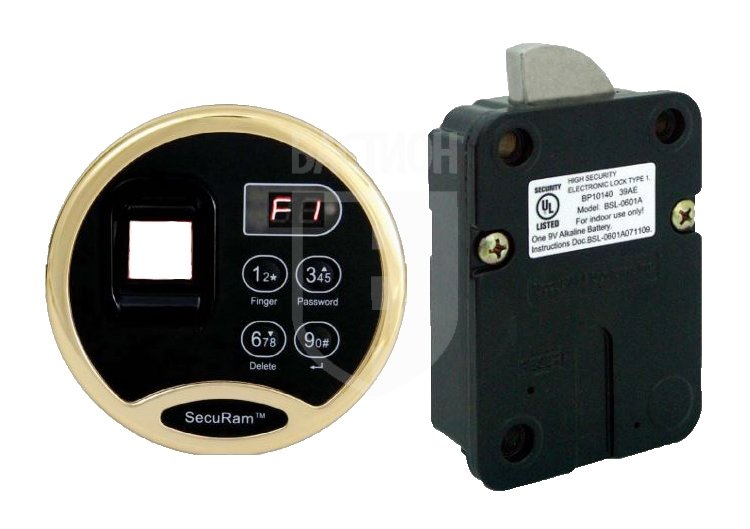 Блокиратор электронный с биометрической клавиатурой Securam Scan Logic Led
