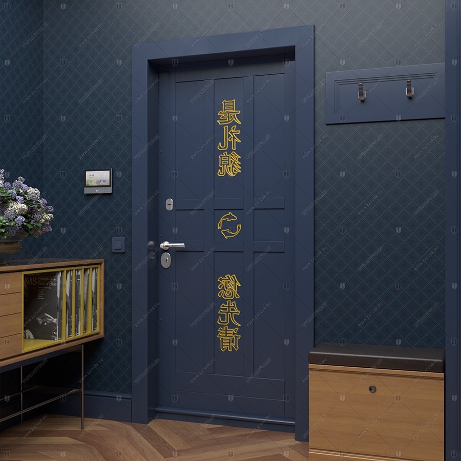 Панель МДФ крашеная по RAL, двухуровневая