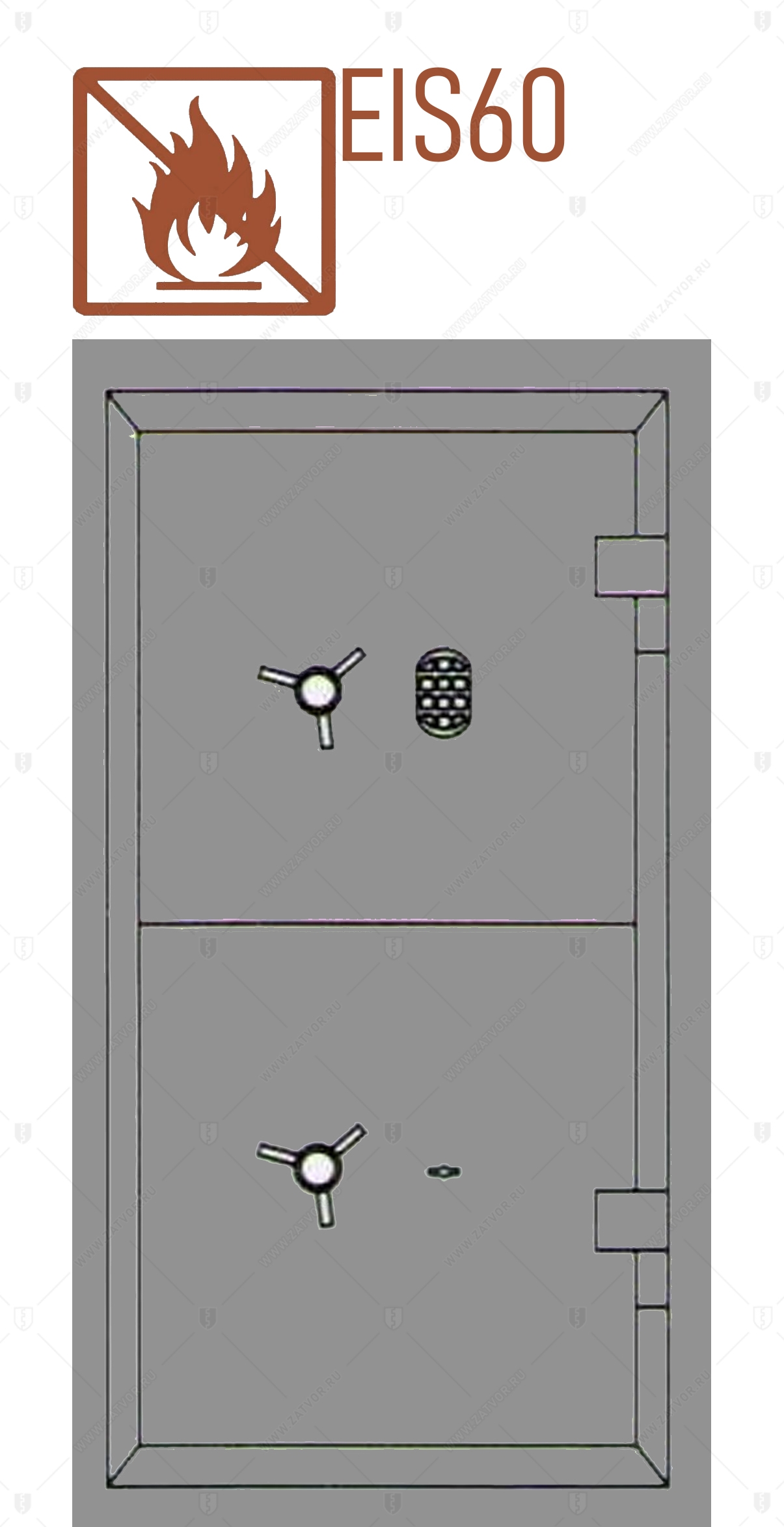 Противопожарное исполнение сейфа  EIS60