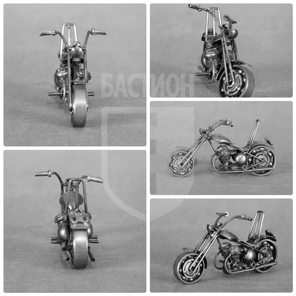 Металлическая декоративная фигурка "Мотоцикл"_0