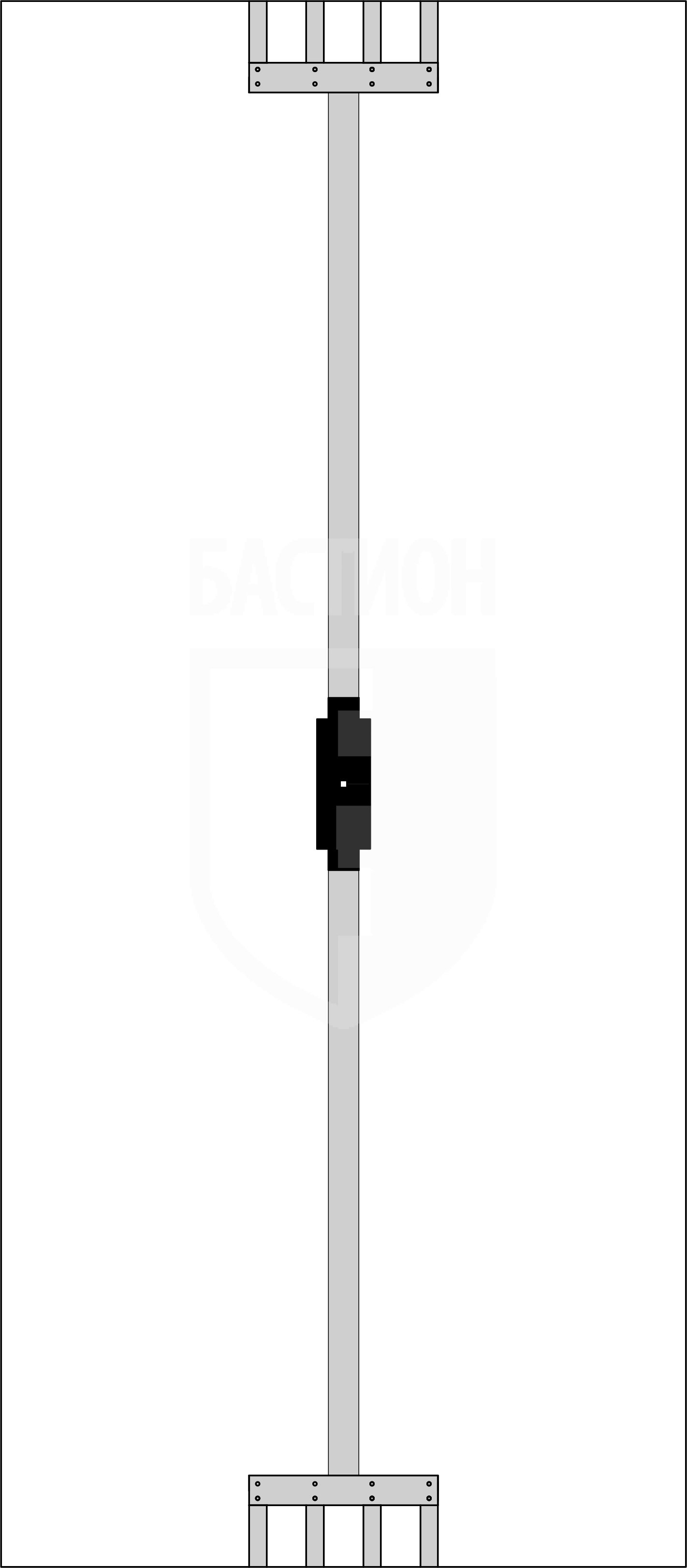 Двухсторонняя ригельная система (4+4)