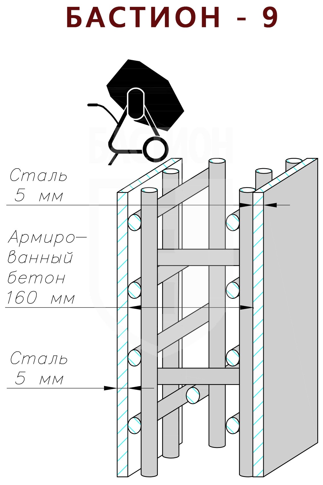 Стальные панели категории БАСТИОН-9_0