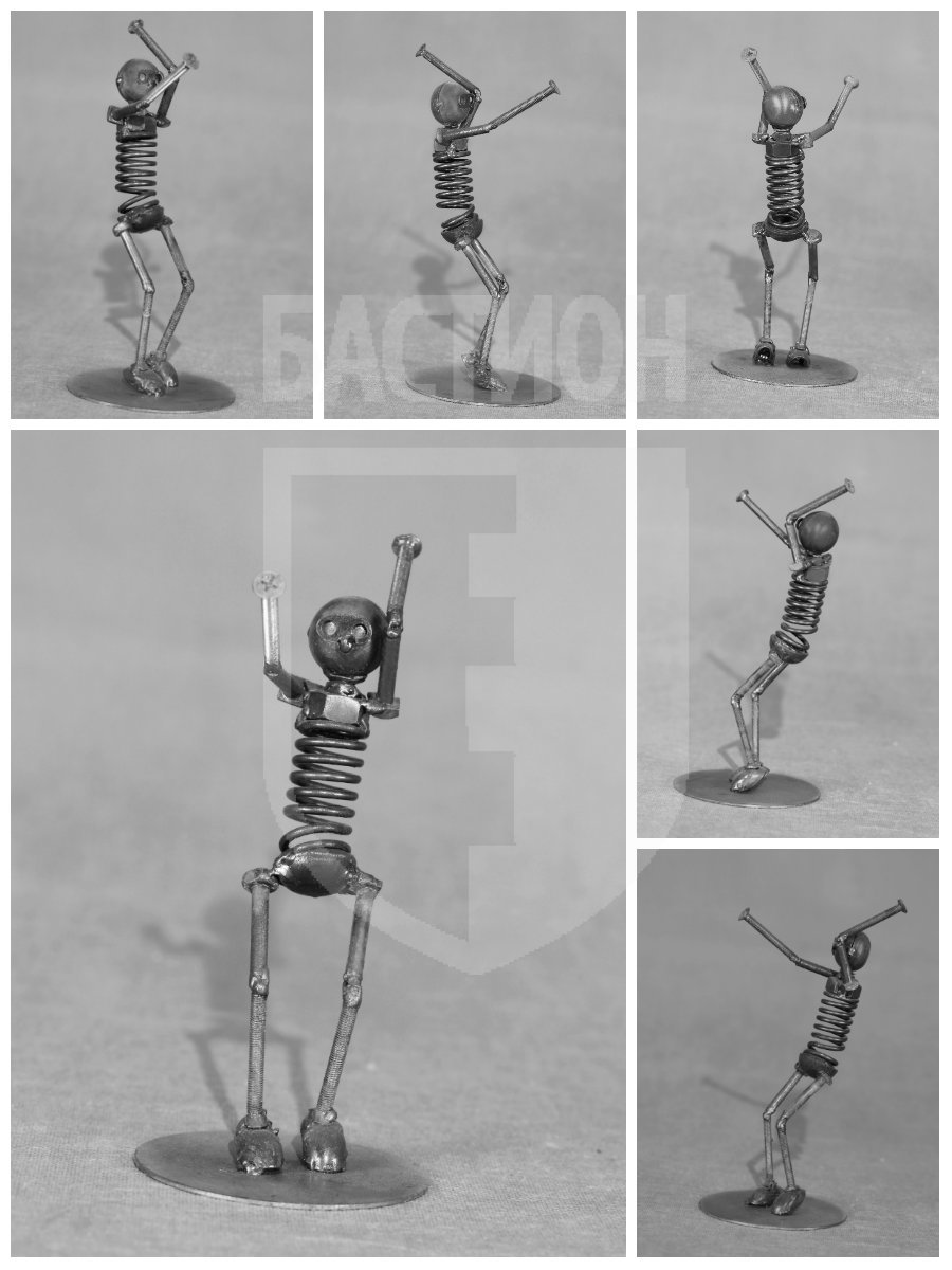 Металлическая декоративная фигурка "Танцовщик"_0