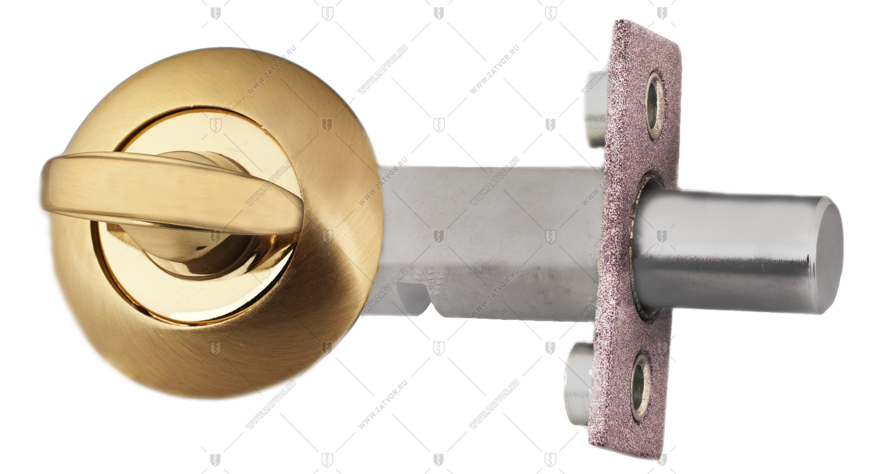 Засов-блокиратор внутренний для фиксации ригельной системы запирания