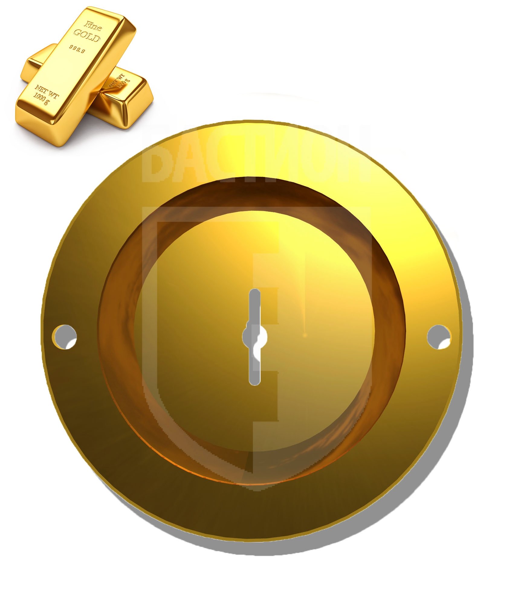 Покрытие декоративной накладки под "золото"