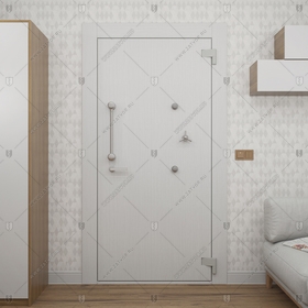 Взломостойкая внутренняя пожаростойкая сейфовая дверь "Апелиот" БАСТИОН-5 EIS60_1