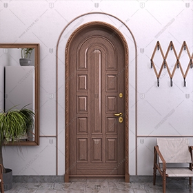 Арочная входная дверь "Офион" БАСТИОН-3_1