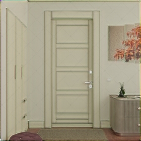 Пожаростойкая бронированная входная дверь "Атропа" БАСТИОН-3 BR4 EIS60_1