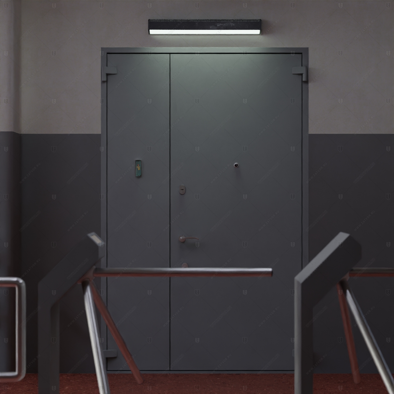 Двустворчатая входная дверь "Фоонт" БАСТИОН-2_0