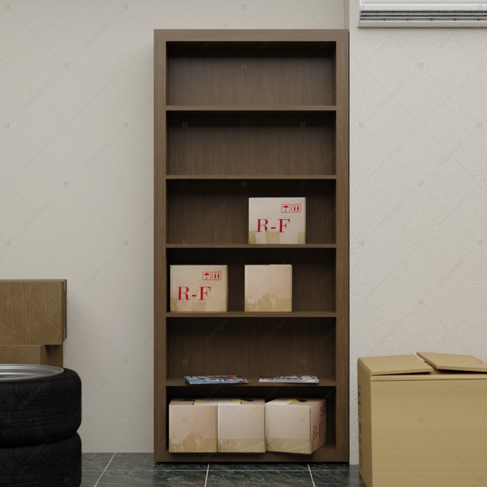 Скрытая дверь "Тоон" СуперЛюкс с панелью в виде шкафа_0