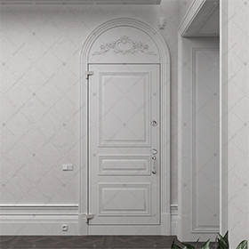 Бронированная арочная входная дверь "Фон" БАСТИОН-3 BR4 _0