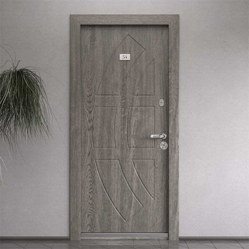 Защитные входные двери в квартиры и офисы с облицовкой из шпонированного, ламинированного и крашеного МДФ