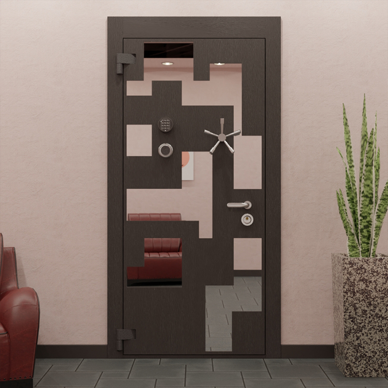 Взломостойкие сейфовые двери в убежища, хранилища и оружейные комнаты