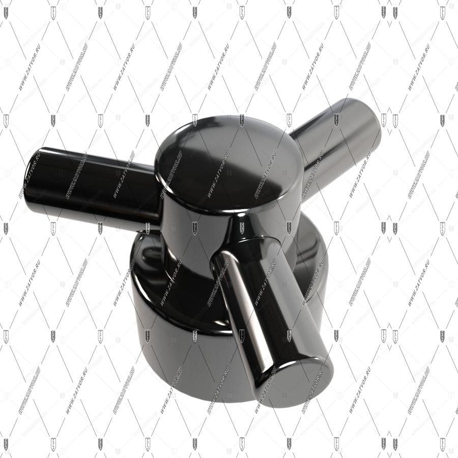 Поворотный точеный трёхлепестковый штурвал 3л-118 