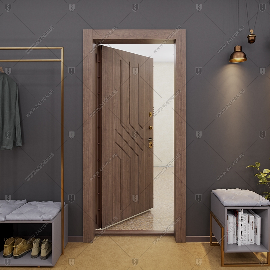 Взломостойкая входная дверь "Гимнастика" БАСТИОН-1