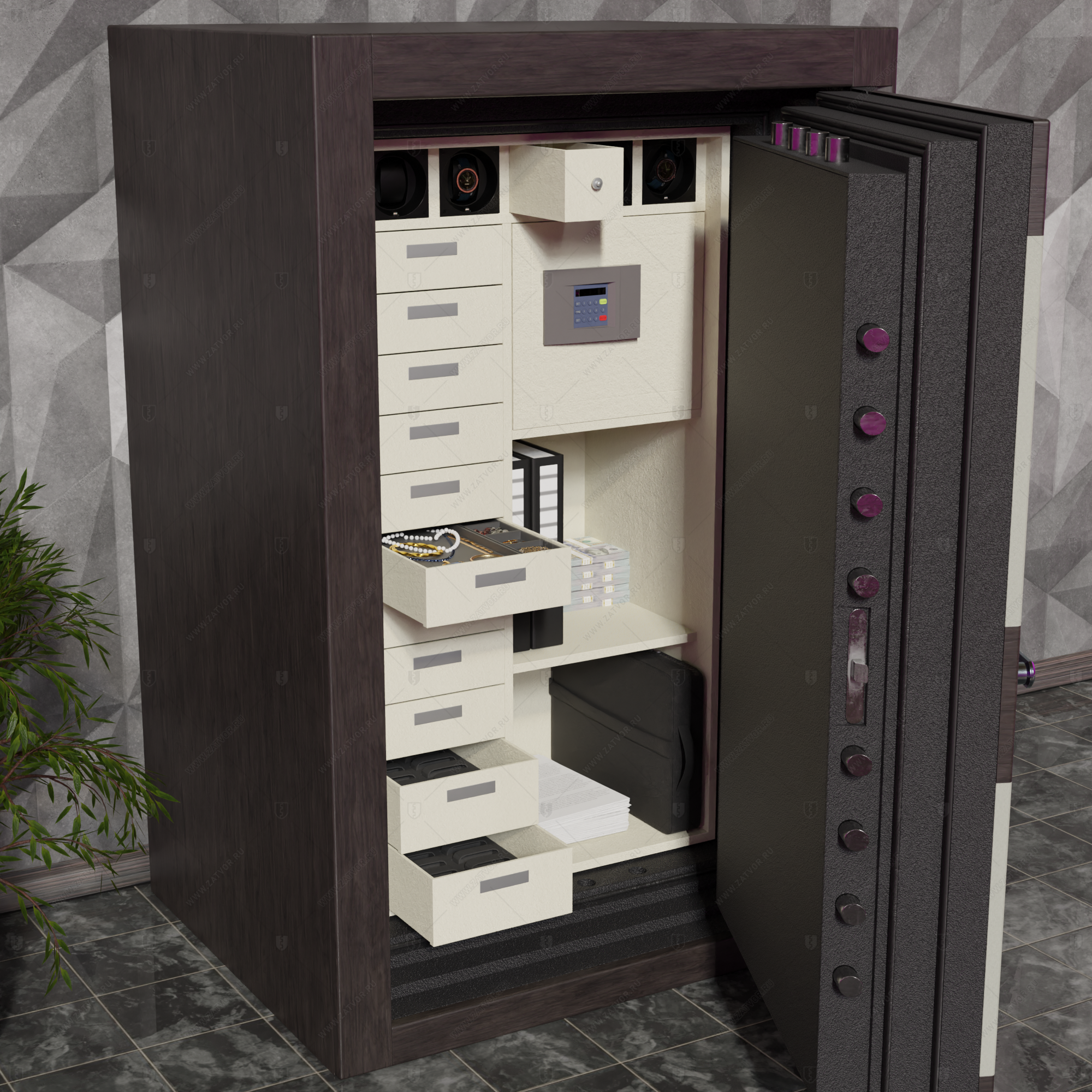 Сейф взломостойкий Теллус в офис (VIII класс)