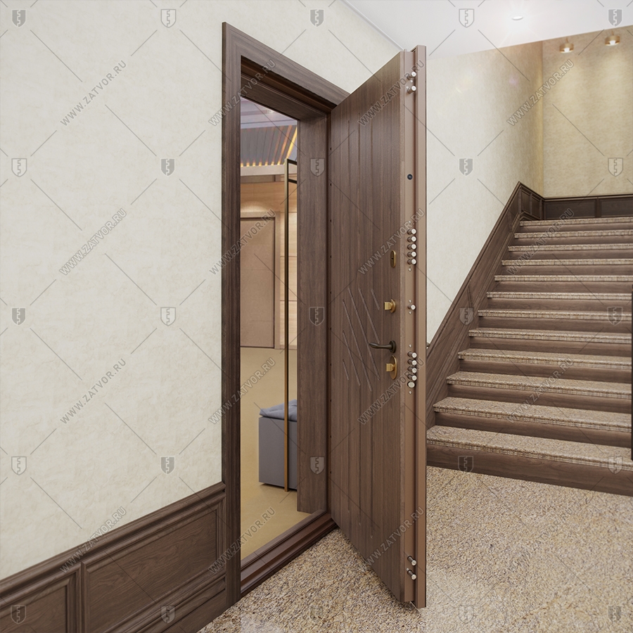 Взломостойкая входная дверь "Гимнастика" БАСТИОН-1