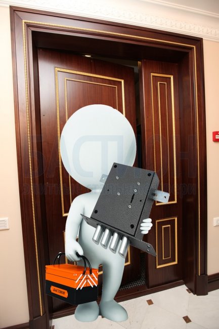 Монтаж электромеханического или электромоторного замка Заказчика