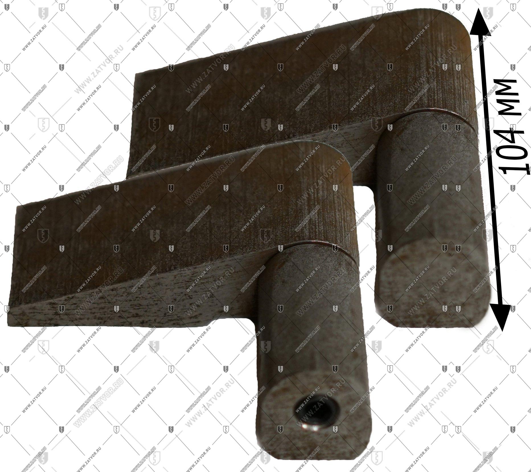 Комплект петель Mauer 86022 (одна петля регулируемая) для стальных дверей весом до 450 кг